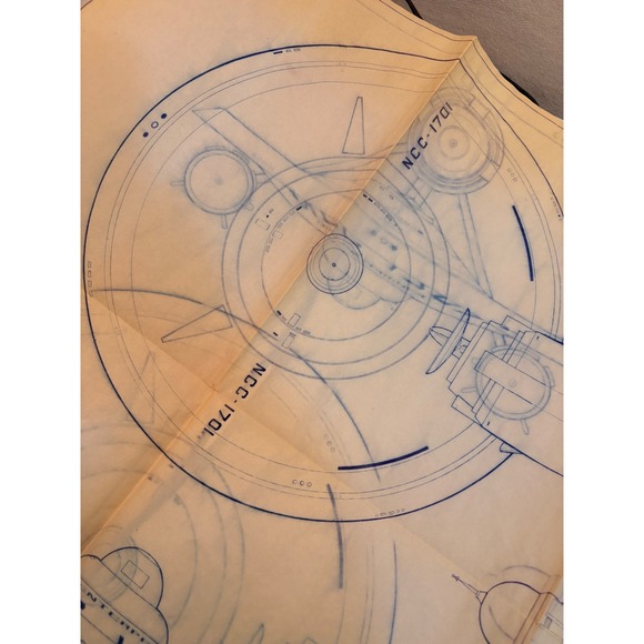 Star Trek USS Enterprise NCC 1701 Blueprint Plans Starship Productions Original - Picture 12 of 12